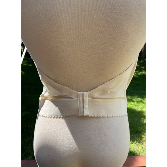 Dominique Ivory Satin Longline Strapless Bra 44DD - Picture 7 of 9
